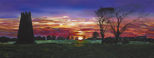 'Sun Setting Over Westwood' by Martin Jones