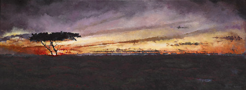'A Fine Day Ending Over The Yorkshire Moors' by Martin Jones