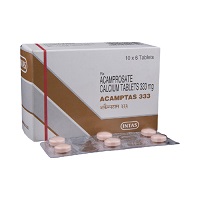 Buy Acamptas 333mg Tablet Online - Usage, Dosage, Side Effects, Interactions, Reviews and Price