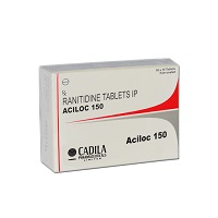 Buy Aciloc 150mg Tablet Online - Usage, Dosage, Side Effects, Interactions, Reviews and Price