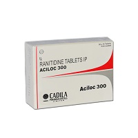 Buy Aciloc 300mg Tablet Online - Usage, Dosage, Side Effects, Interactions, Reviews and Price